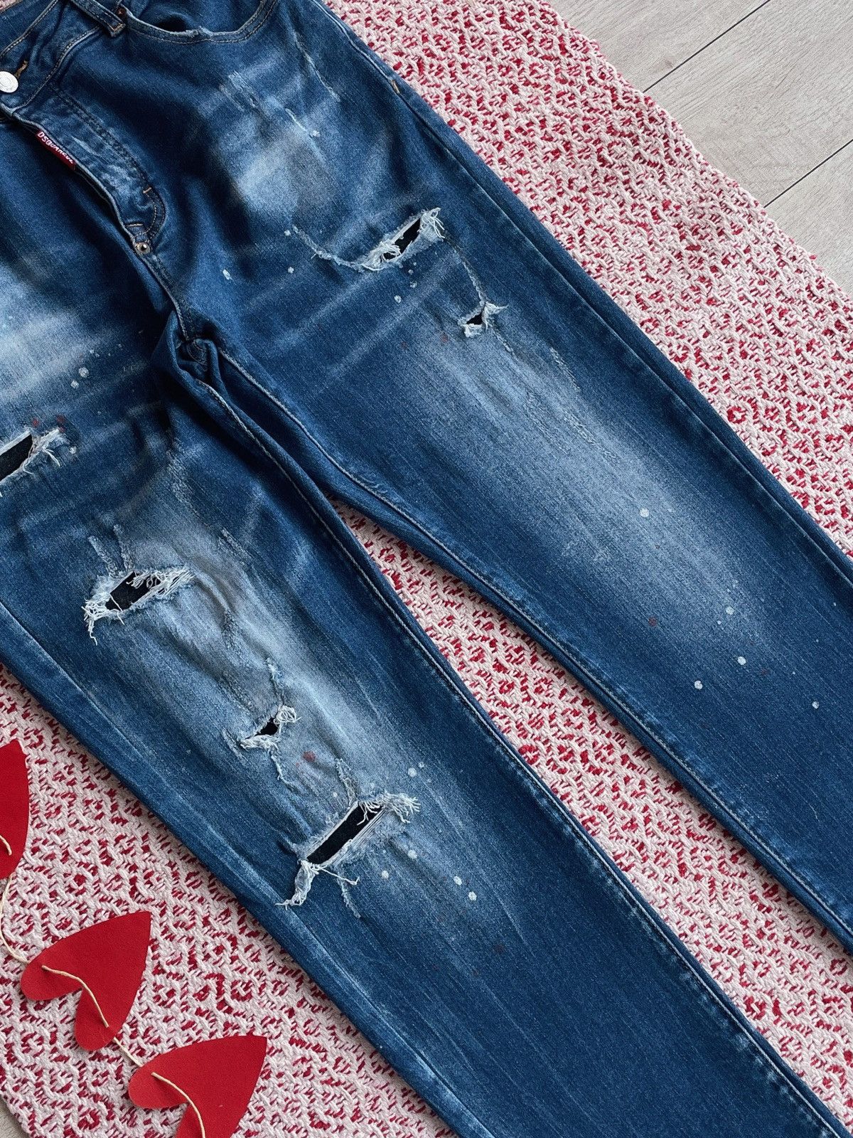 Dsquared2 Dsquared2 Light Blue Slim Jeans Size US 36 / EU 52 - 3 Thumbnail