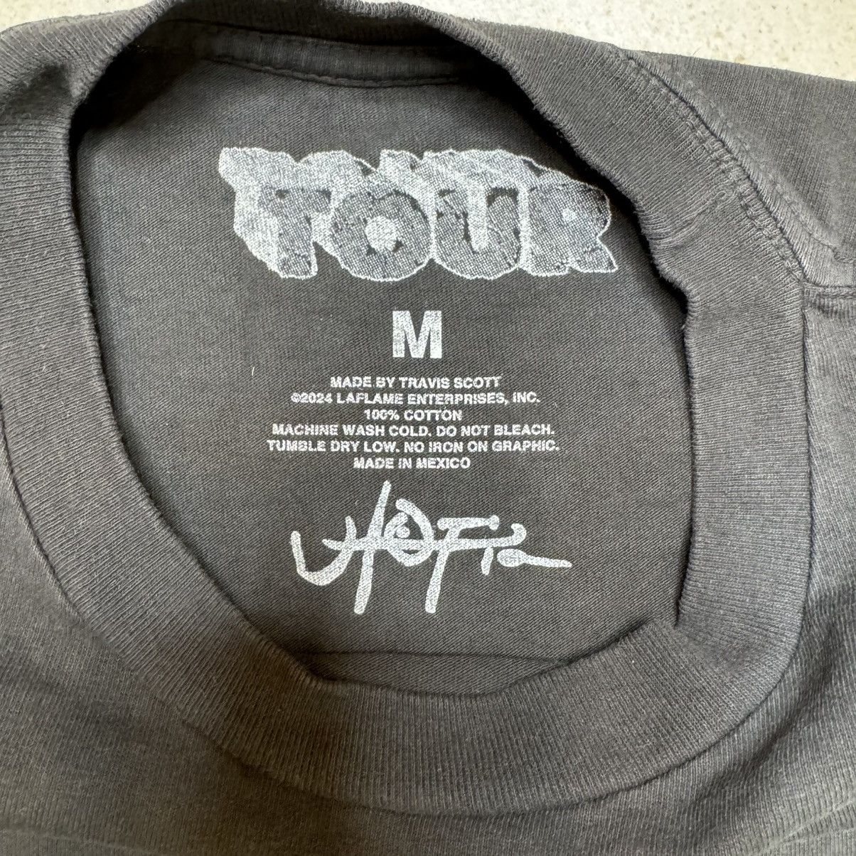 Travis Scott Travis Scott Met Life Black Tour Tee Washed Black SIZE SMALL Size US S / EU 44-46 / 1 - 4 Thumbnail