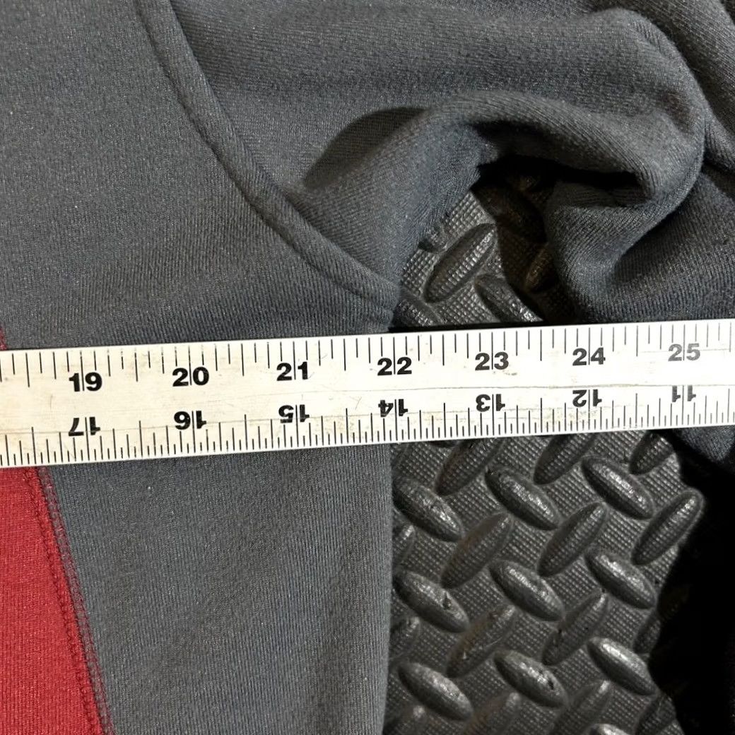 The Unbranded Brand Universal Orlando Fleece Jacket Red Full Zip Embroidered Logo Men XL Gray Jacket Size US XL / EU 56 / 4 - 7 Thumbnail