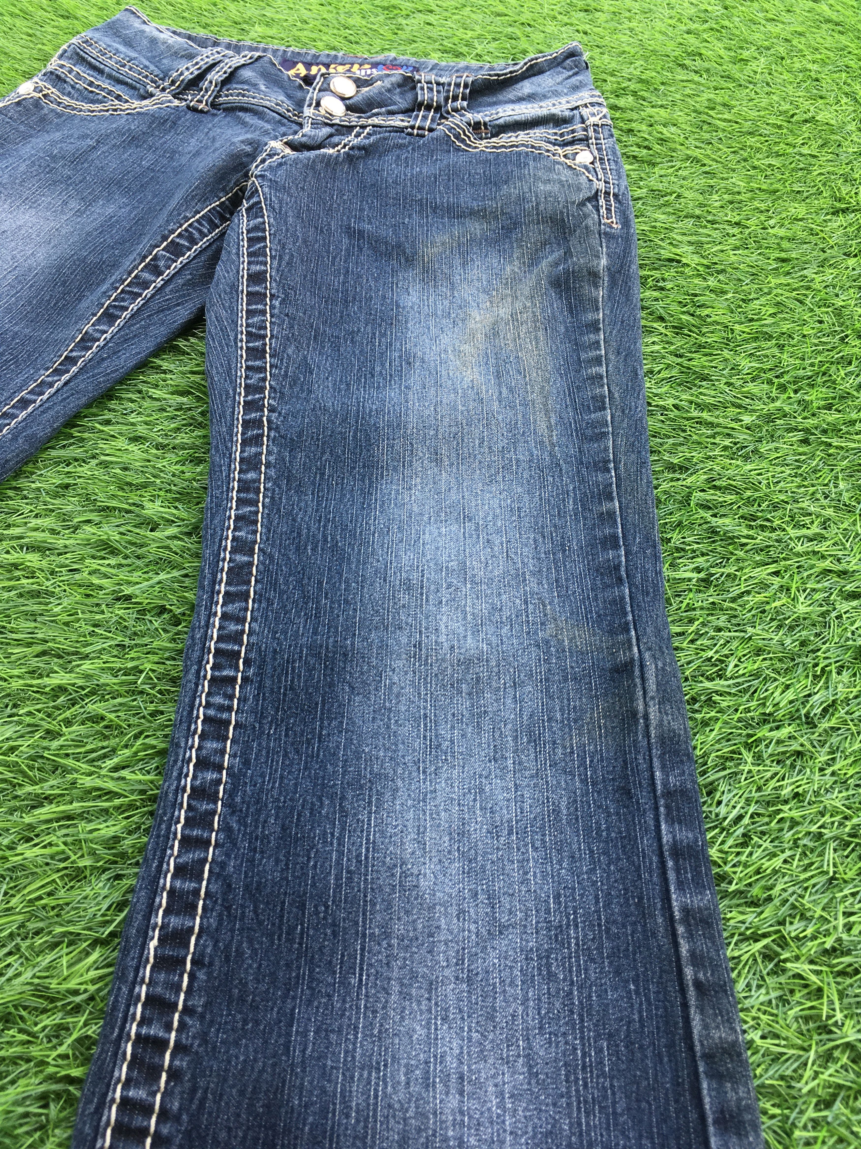 Designer Angels Jeans Bootcut Stretch Jeans D-969 Size 24" / US 00 / IT 34 - 7 Thumbnail