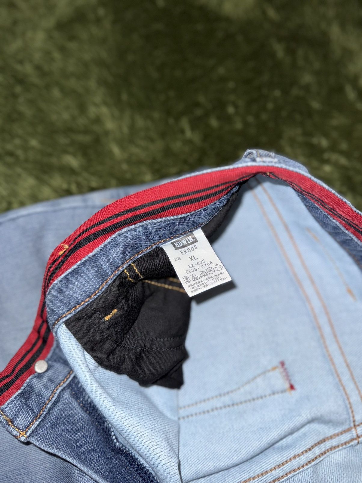 Edwin [XL] EDWIN Jersey Vintage-Washed Pants – Indigo Size US 36 / EU 52 - 4 Thumbnail