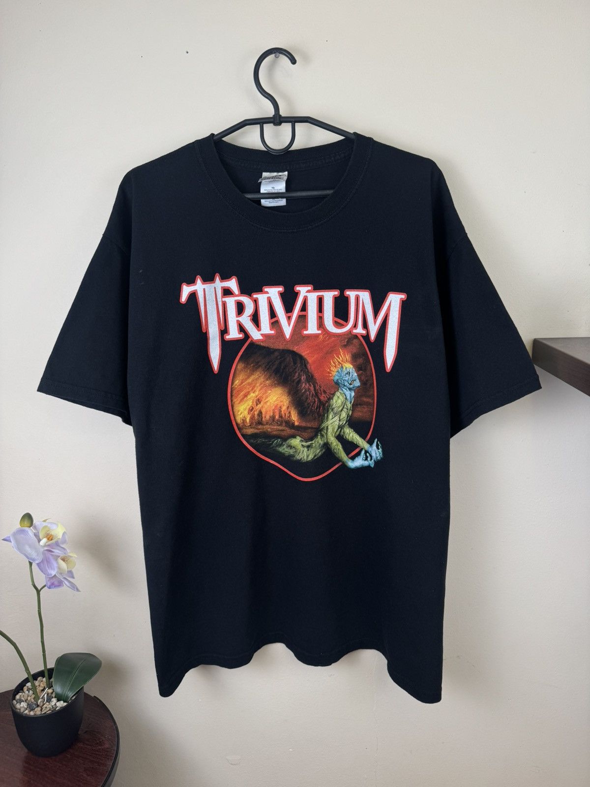Other Vintage Trivium T shirt 2005 Ascendancy Rock Band Black XL Size US XL / EU 56 / 4 - 4 Thumbnail