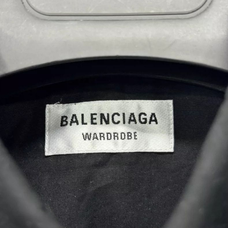 Balenciaga Balenciaga size 34 Black boomerang long sleeve shirt Size XS / US 0-2 / IT 36-38 - 4 Thumbnail