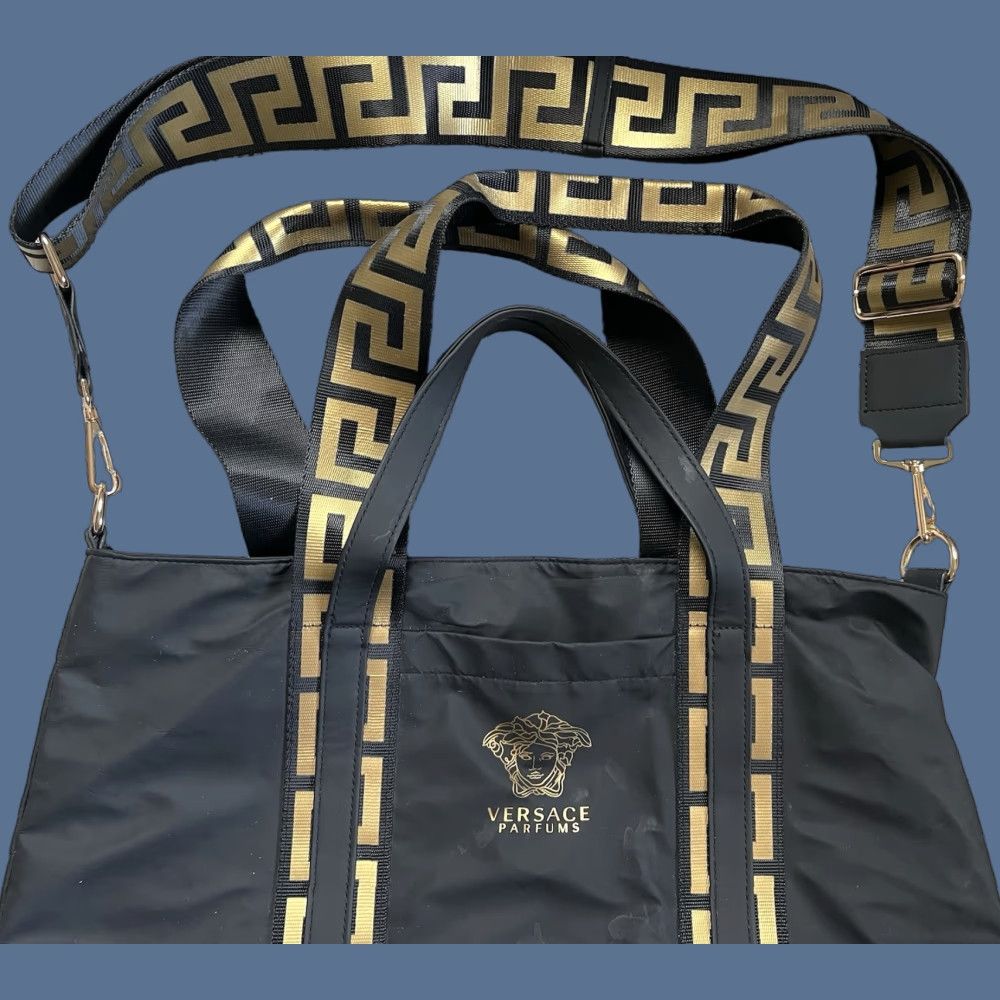 Versace Versace Bag Black Tote Shoulder Purse Perfume Promo Size ONE SIZE - 1 Thumbnail