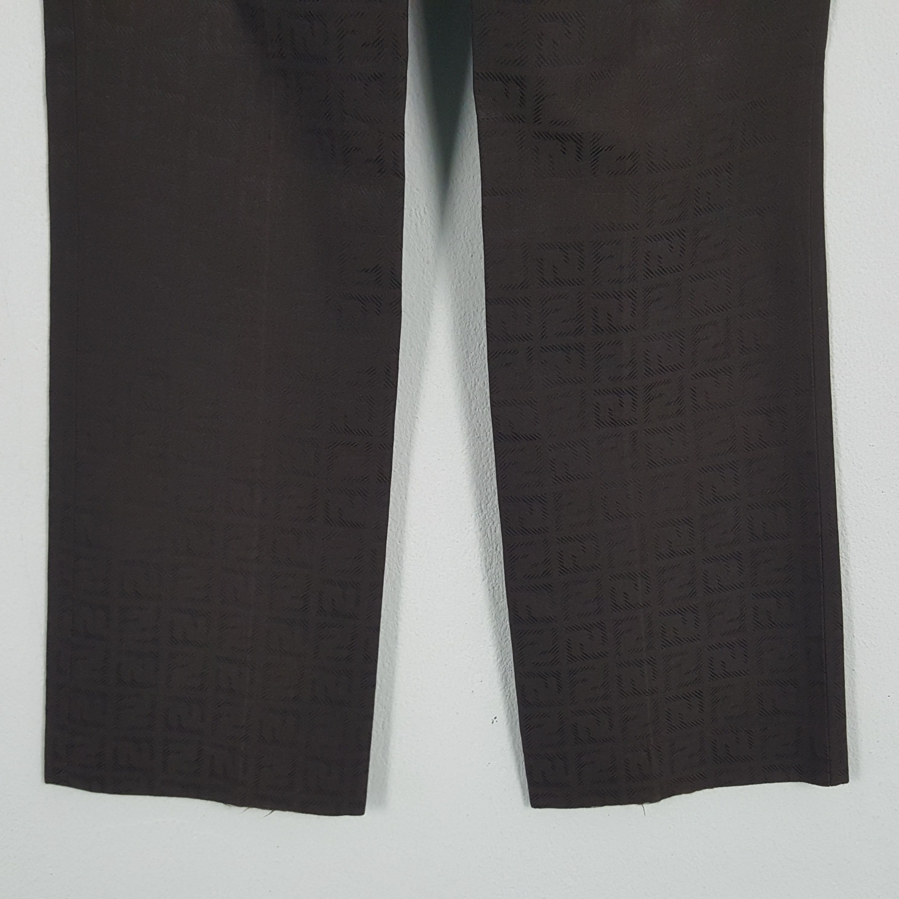 Fendi × Vintage Vintage Fendi Italian Designer Monogram Art Trousers Pants Size US 27 - 6 Thumbnail