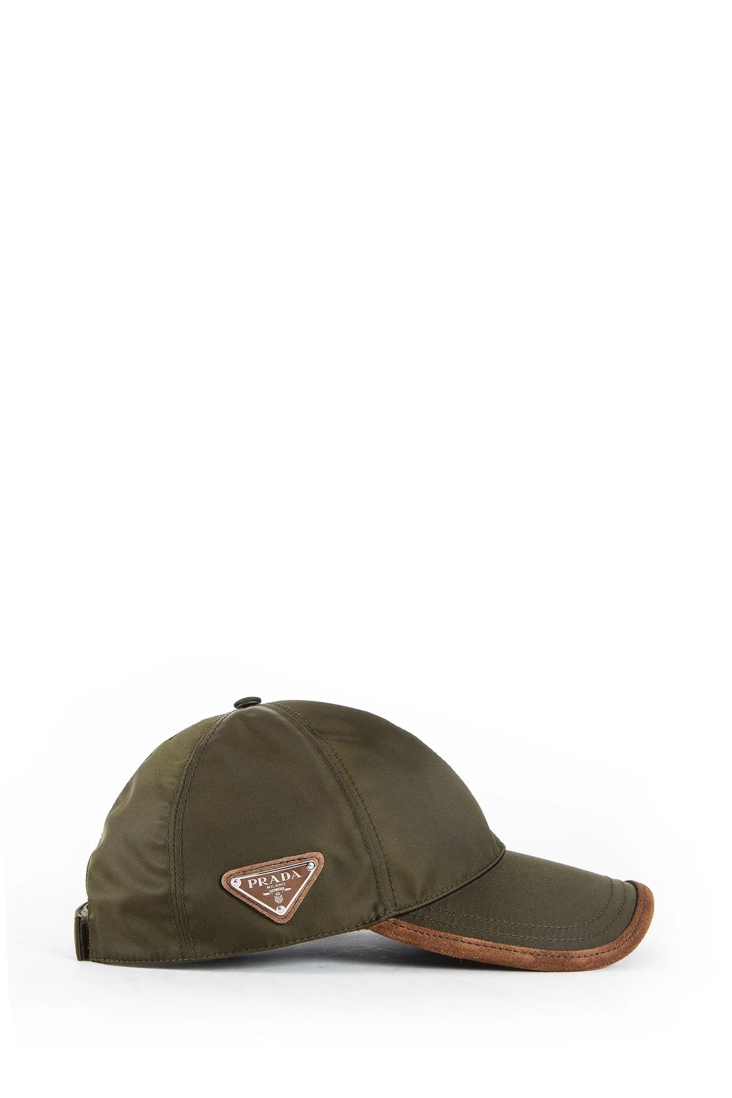 Prada os11x0126 Size: OS / Re-Nylon Baseball Hat / Cap in Green Size ONE SIZE - 1 Thumbnail