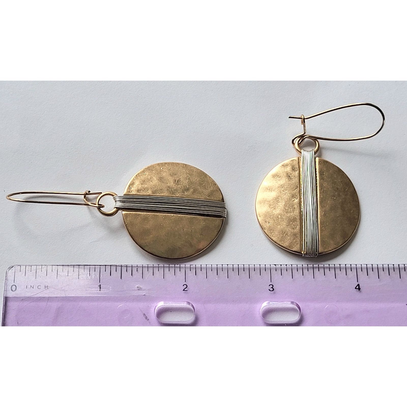 Robert Lee Morris Robert Lee Morris RLM Soho Collection: Hammered Disc Drops Size ONE SIZE - 6 Thumbnail