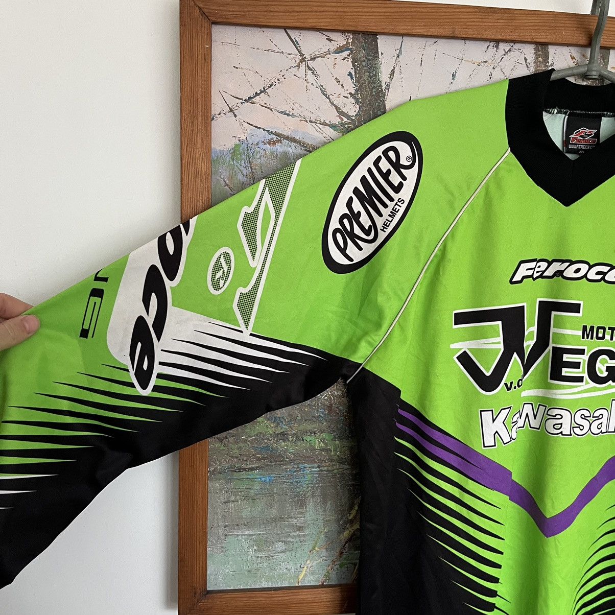 Hypebeast × Vintage Grail Kawasaki Monster Energy Asap Rocky Style Moto Jersey Size US XL / EU 56 / 4 - 4 Thumbnail