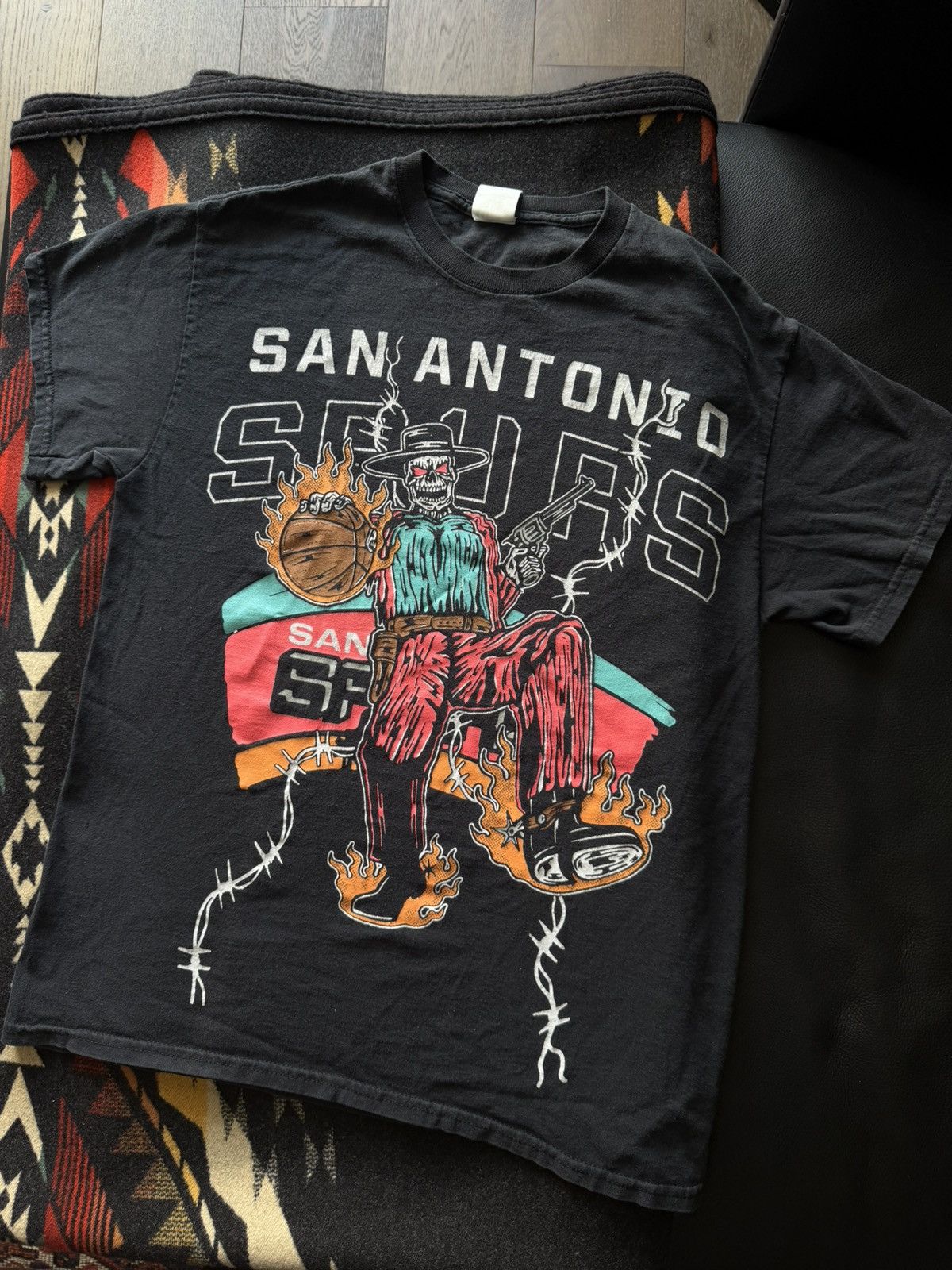 WARREN LOTAS SAN ANTONIO SPURS COWBOY SHIRT