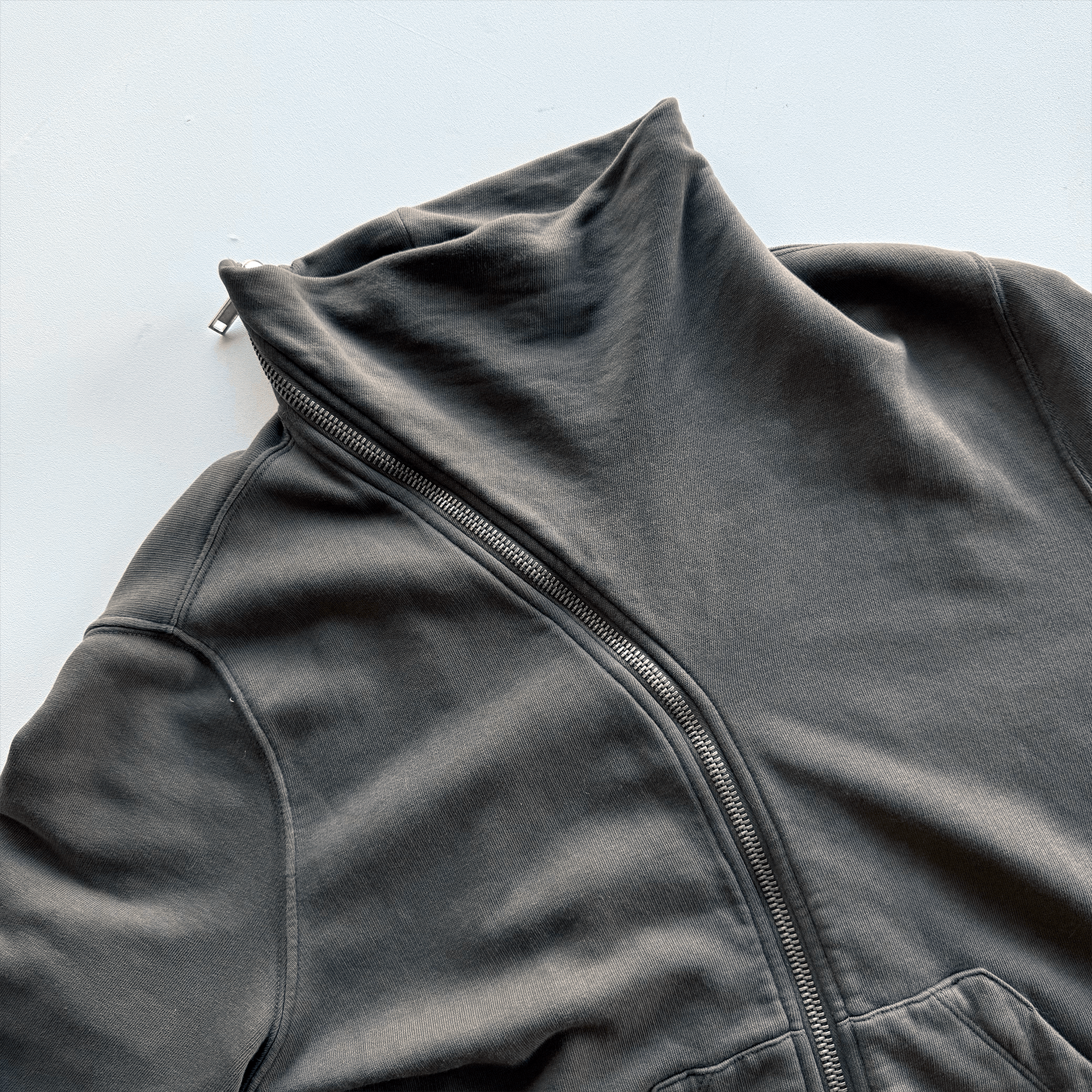 Rick Owens Drkshdw FW14 Moody Mountain Zip Up Hoodie Size US XL / EU 56 / 4 - 5 Thumbnail