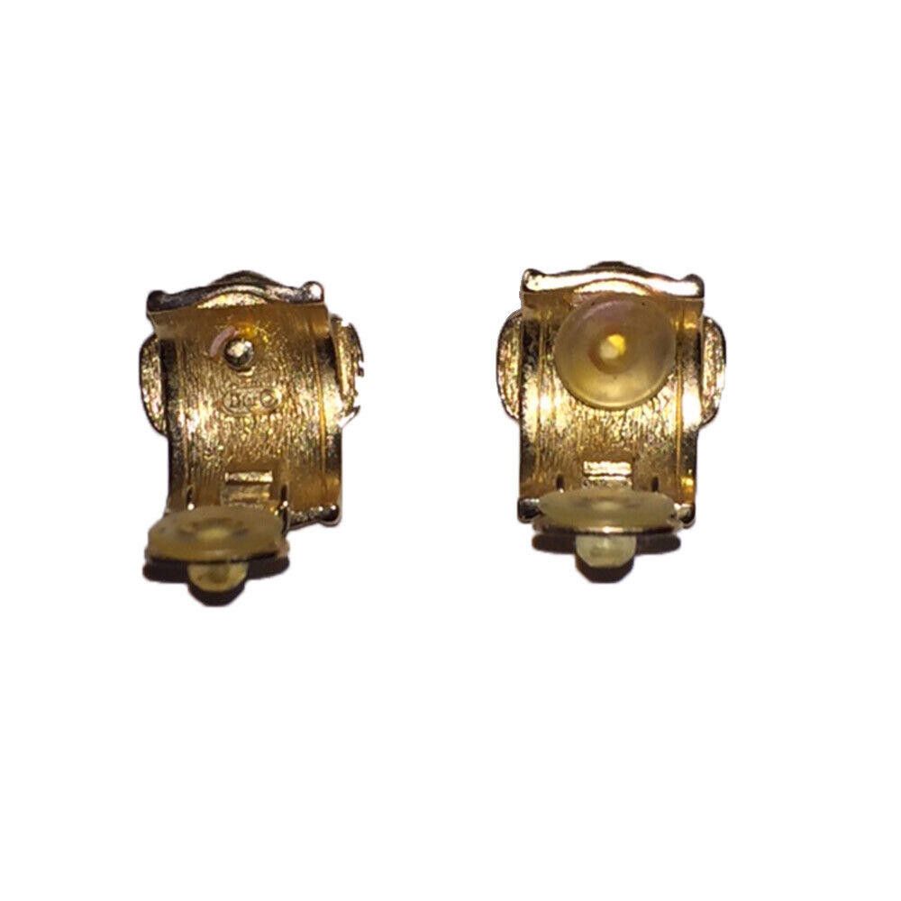 Dior Christian Dior Buckle Clip On Earrings Size ONE SIZE - 4 Thumbnail