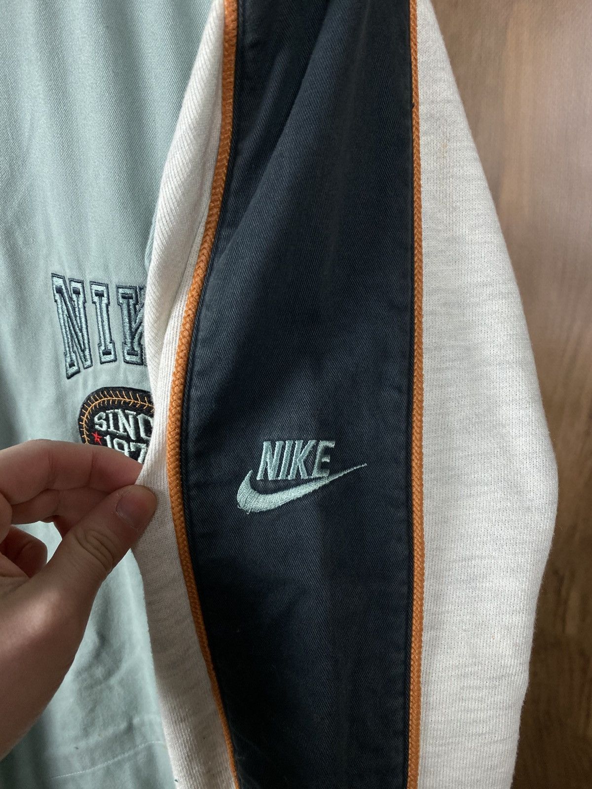 Nike 🔥Vintage 90s Nike Sweatshirt Zip Up Olympic Since 1972 VTG🔥 Size US L / EU 52-54 / 3 - 9 Thumbnail