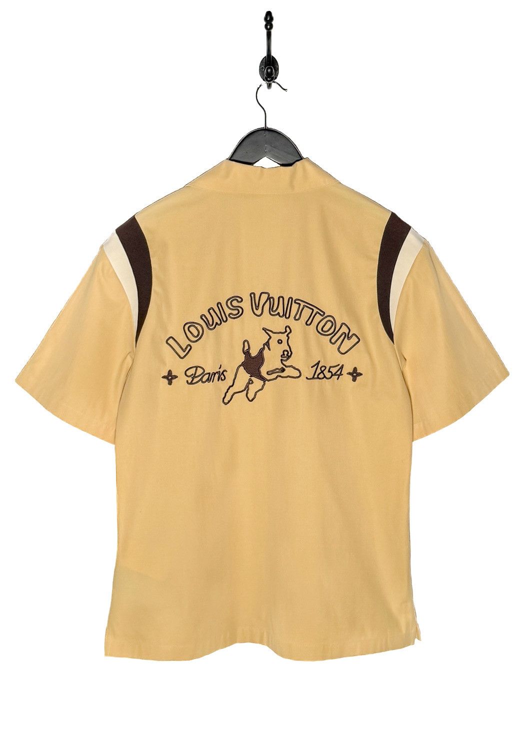 Louis Vuitton × Tyler The Creator Louis Vuitton X Tyler The Creator SS24 Beige Bowling Shirt Size US M / EU 48-50 / 2 - 3 Thumbnail