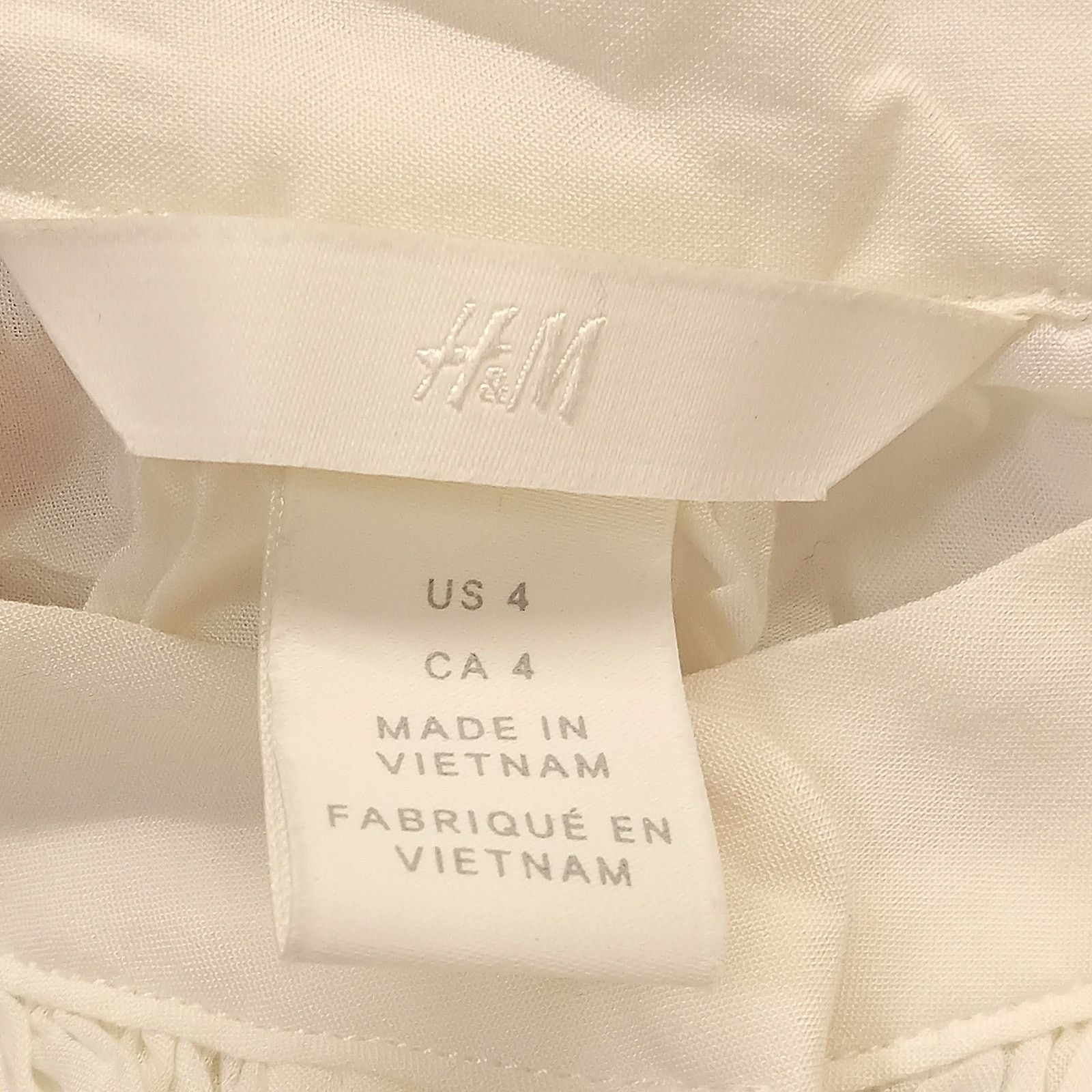 & Other Stories H&M Blouse Women's 4 Oversized Balloon Sleeve Pullover Size S / US 4 / IT 40 - 5 Thumbnail