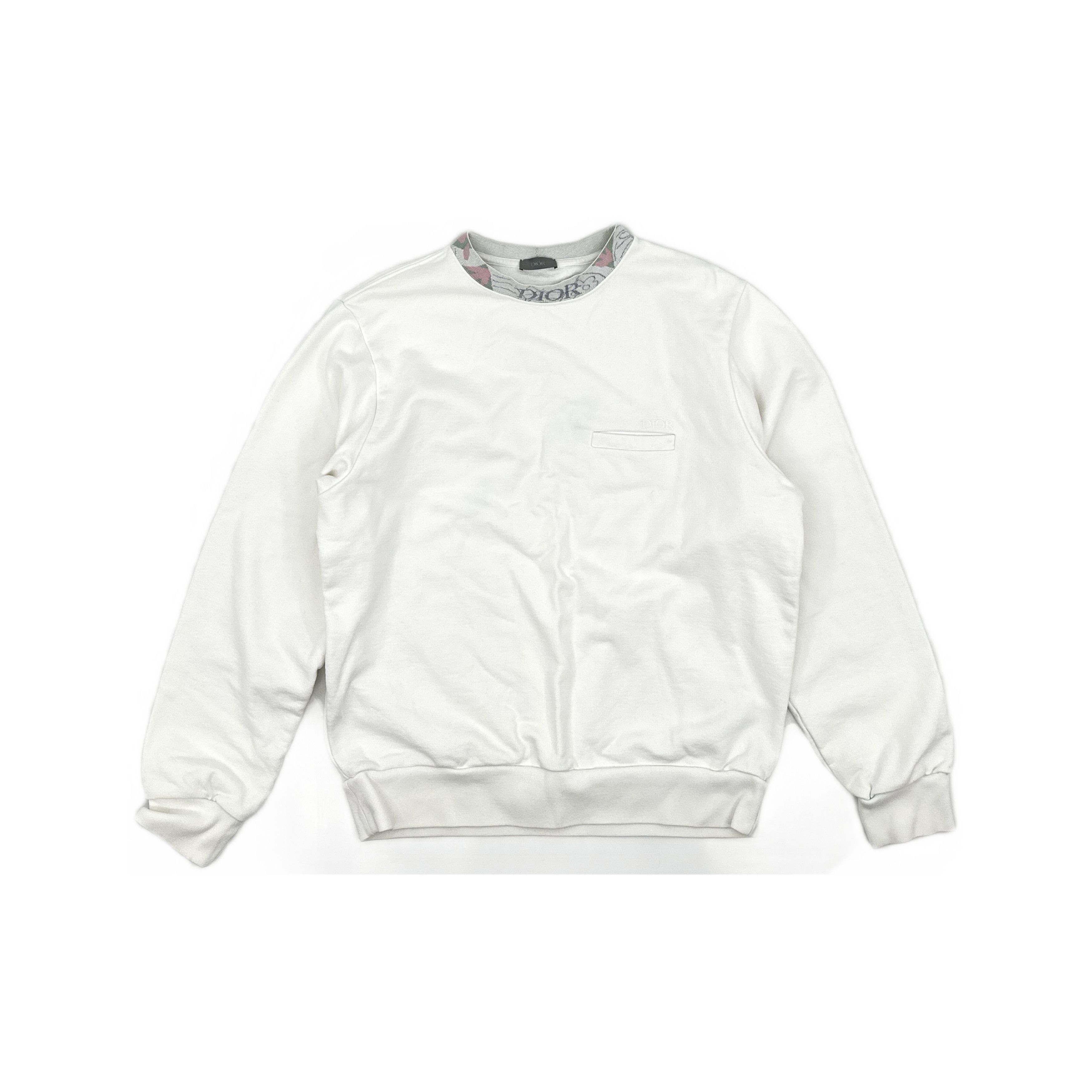 Dior Dior Neck Logo Sweatshirt Size M Size US M / EU 48-50 / 2 - 1 Thumbnail