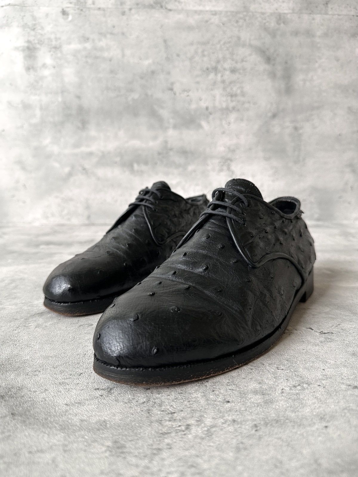 Other 1960-1970s AUSTRIAN HANDMADE OSTRICH LEATHER DERBY Size US 9 / EU 42 - 16 Thumbnail