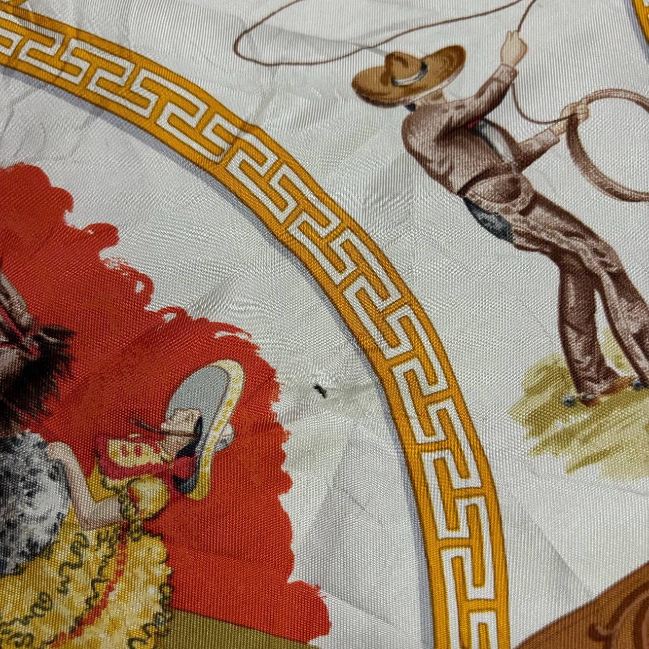 Hermes Hermes Charreada Silk Scarf 90cm Jean de Fougerolle Vintage Size ONE SIZE - 15 Thumbnail