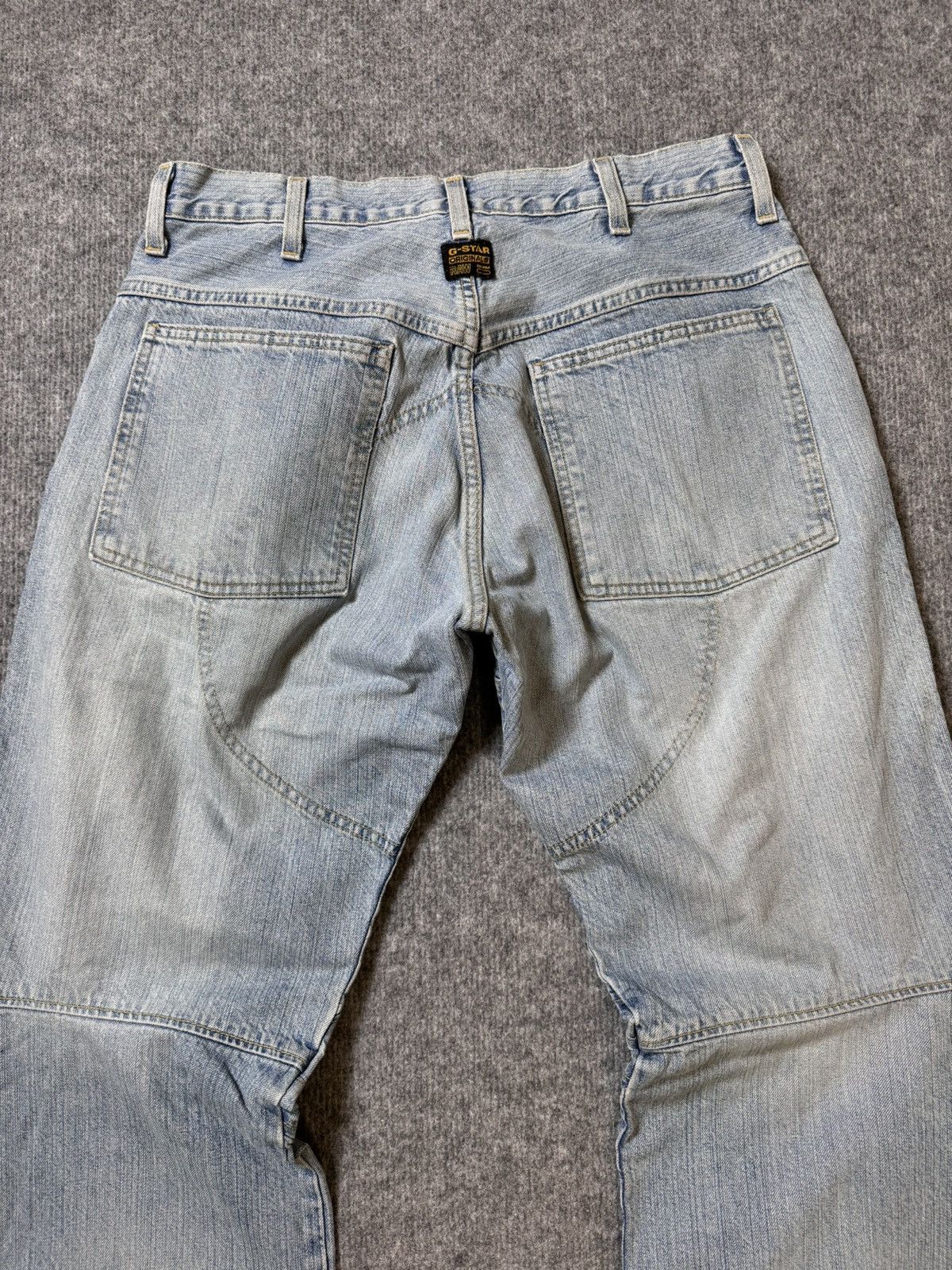 G-Star × Japanese Brand Vintage pants G Star Raw y2k denim washed baggy Japan style Size US 33 - 3 Thumbnail