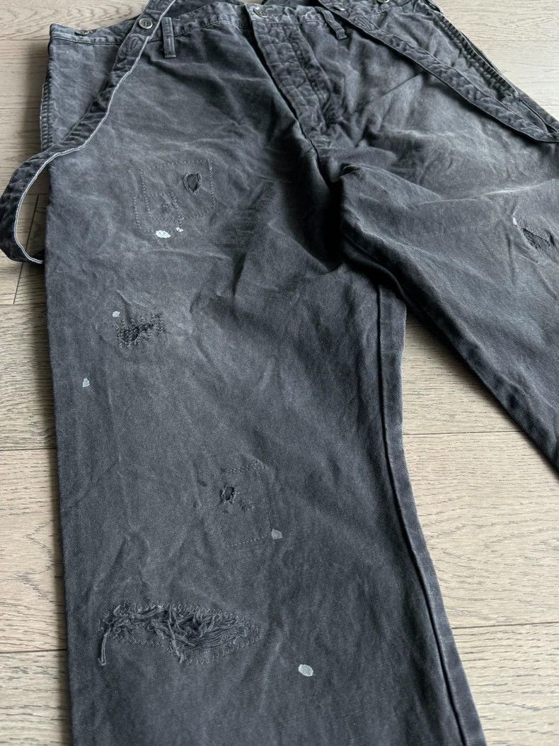 Visvim Visvimvisvim TRAVAILLER BRACES PANTS DMGD BLACK-2504 Size US 28 / EU 44 - 4 Thumbnail