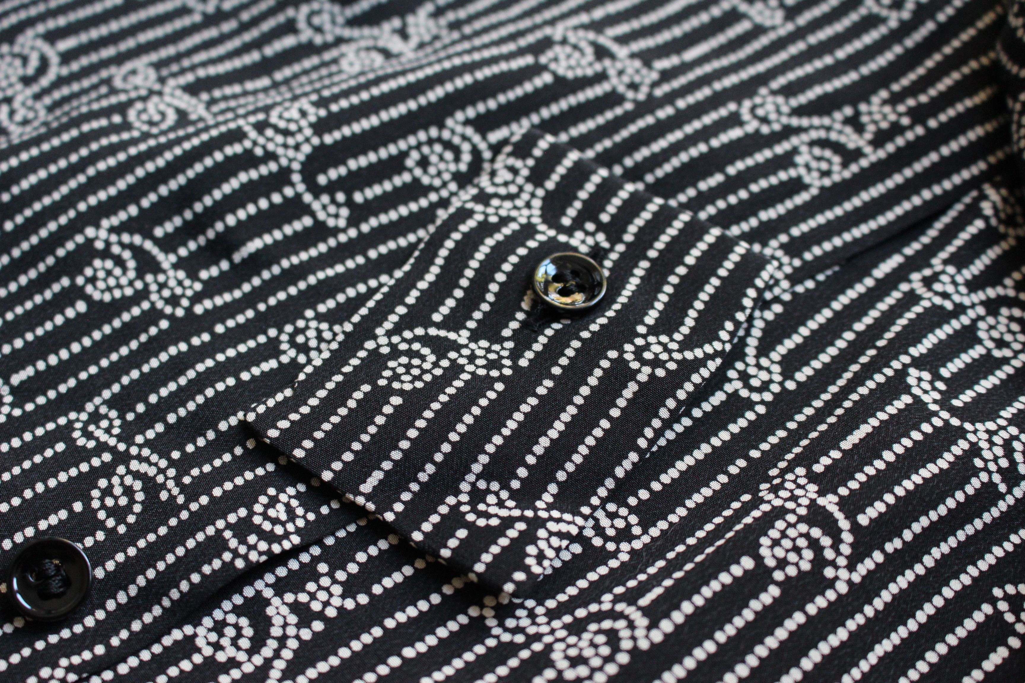 Saint Laurent Paris Printed Silk Shirt - SS18 Size US L / EU 52-54 / 3 - 5 Thumbnail