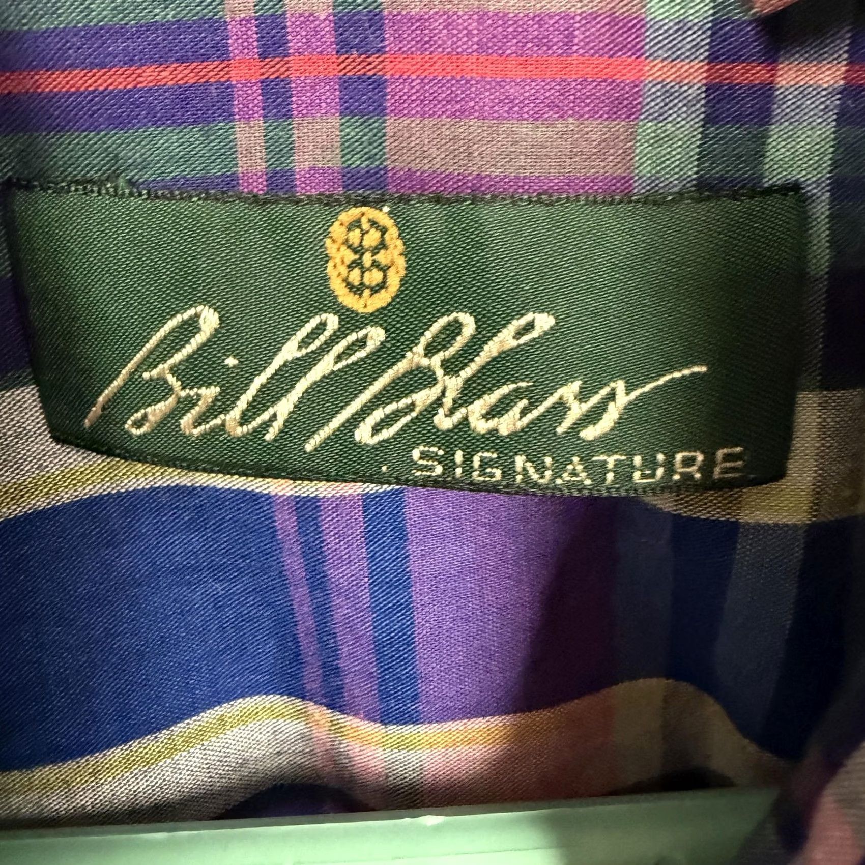 Bill Blass Bill Blass Signature Shirt Mens 2XL Multicolor Plaid Short Sleeve Preppy Casual Shirt Size US XXL / EU 58 / 5 - 5 Thumbnail