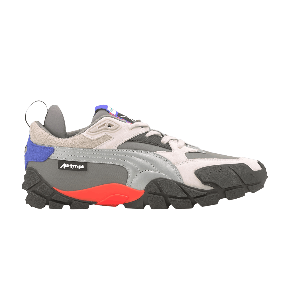image of Attèmpt X Centaur Steel Grey Silver Shoes, Men's (Size 9.5)