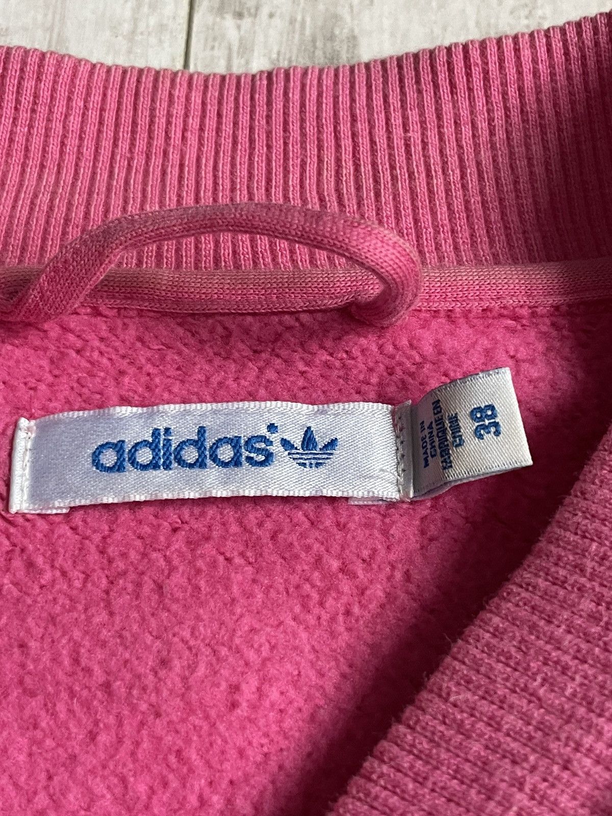 Adidas Vintage Y2K Adidas 00’s Pink Track Jacket SWAG Big Logo RARE Size US M / EU 48-50 / 2 - 9 Thumbnail