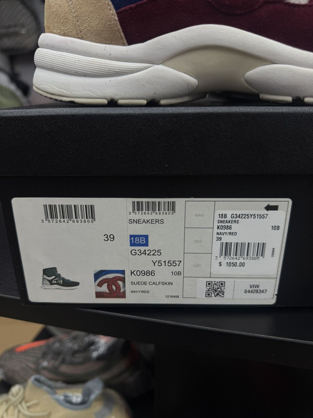 Chanel Chanel High Top Women’s Sneakers 39EU/9US (W) $1050 Size US 9 / IT 39 - 17 Thumbnail