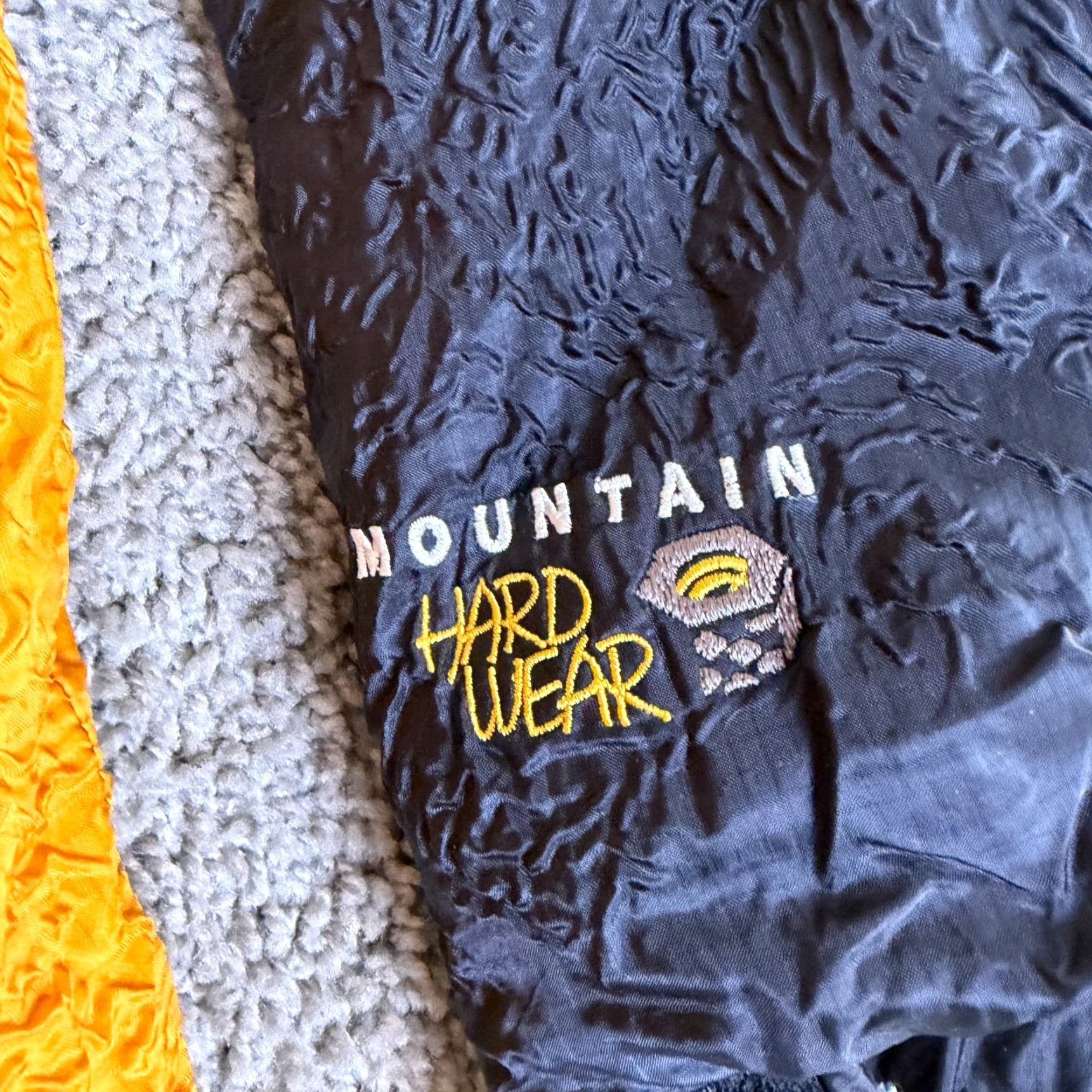 Mountain Hardwear Mountain Hardwear Conduit SL Jacket Mens XL Yellow Black Textured Puffer Outdoor Windbreaker Size US XL / EU 56 / 4 - 3 Thumbnail