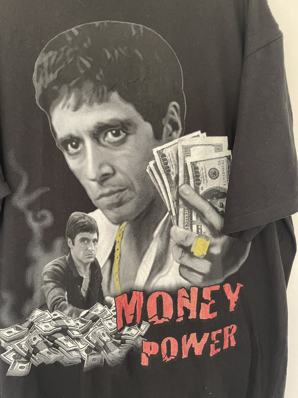 Vintage SCARFACE MONEY POWER TEE Size US XXL / EU 58 / 5 - 2 Thumbnail