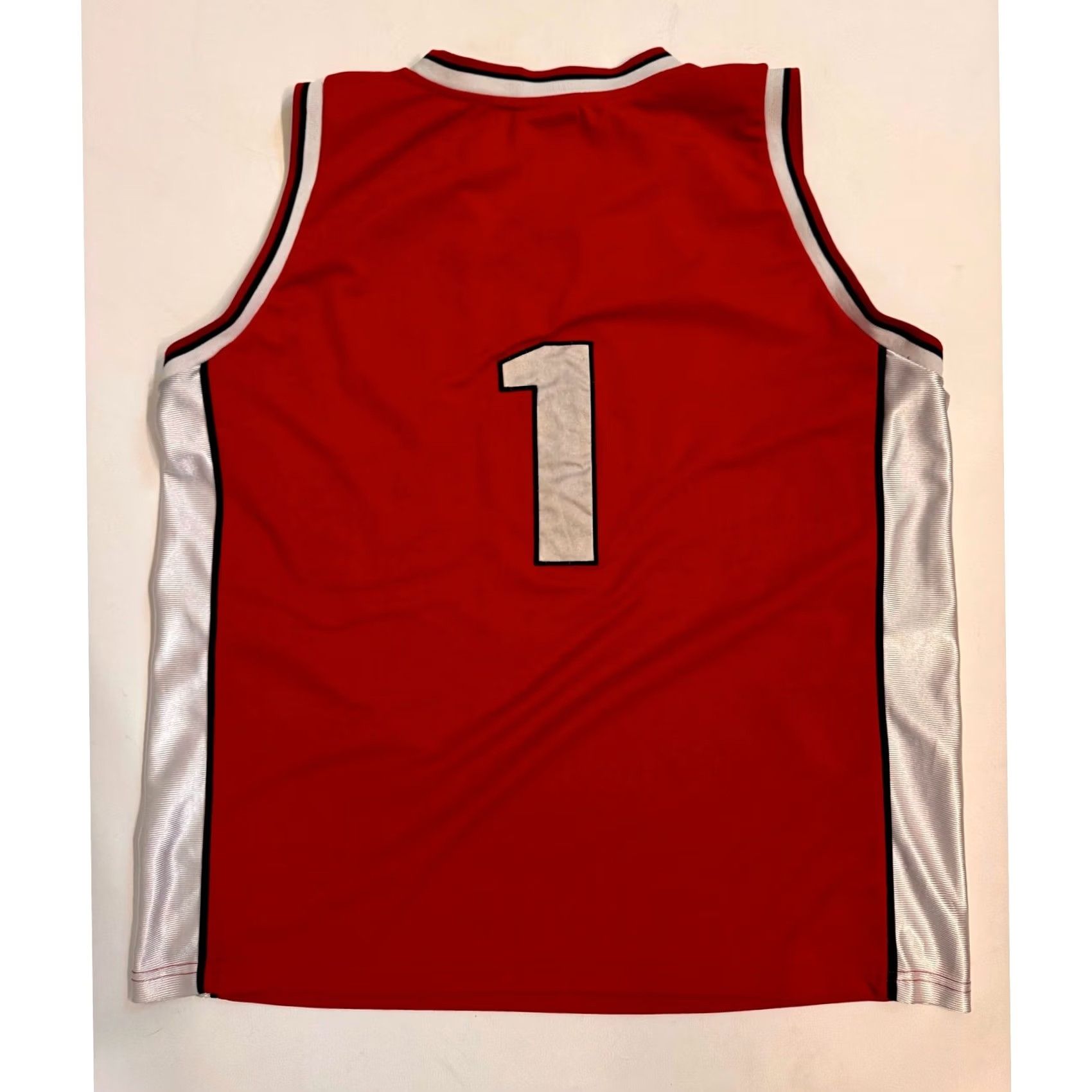 Vintage VINTAGE NC State Wolfpack Jersey Unisex Adults XL Red Colosseum #1 Size US XL / EU 56 / 4 - 5 Thumbnail