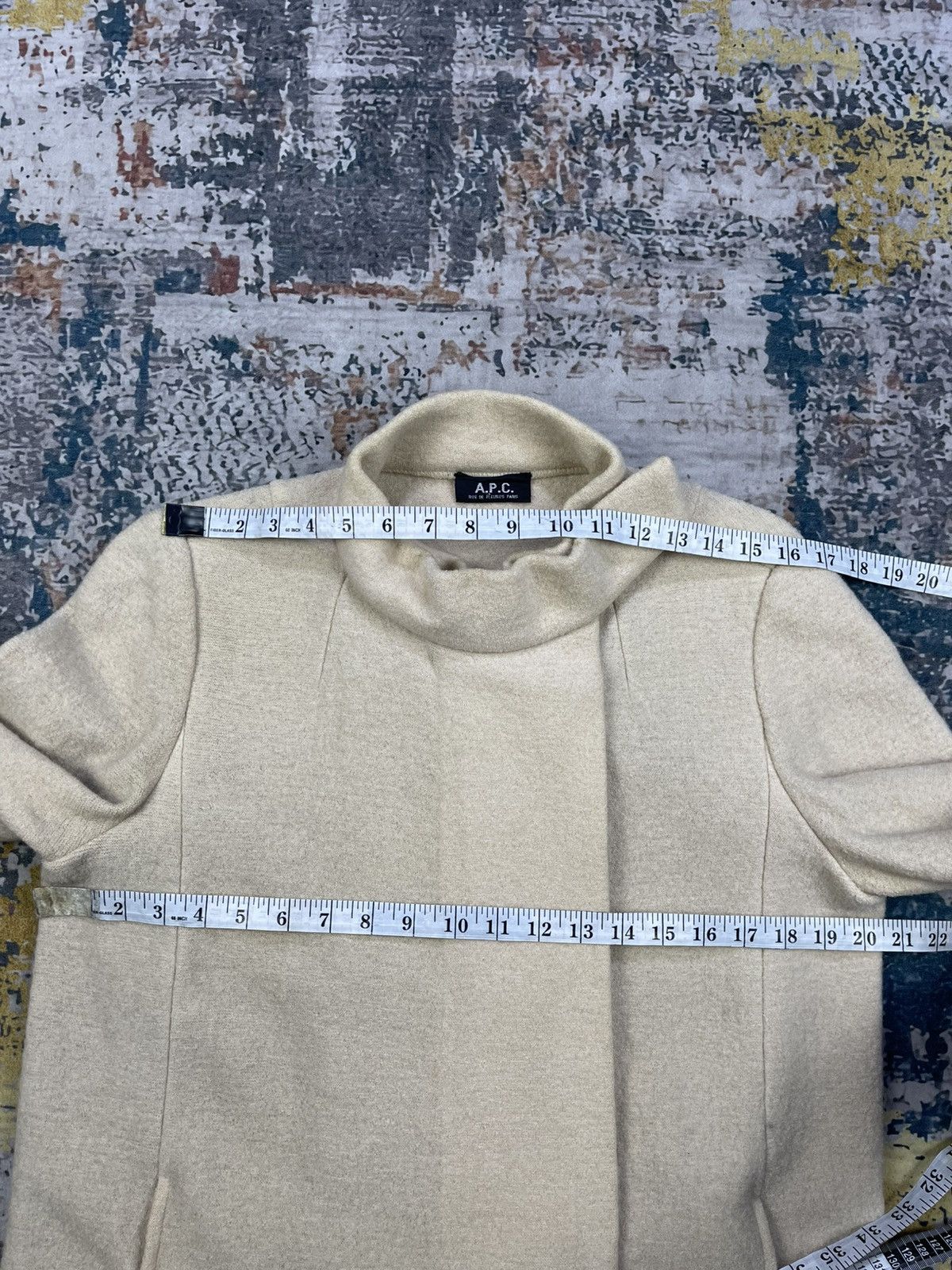 A.P.C. A.P.C High Neck Magnet Snap Wool Long Coat Size L / US 10 / IT 46 - 10 Thumbnail