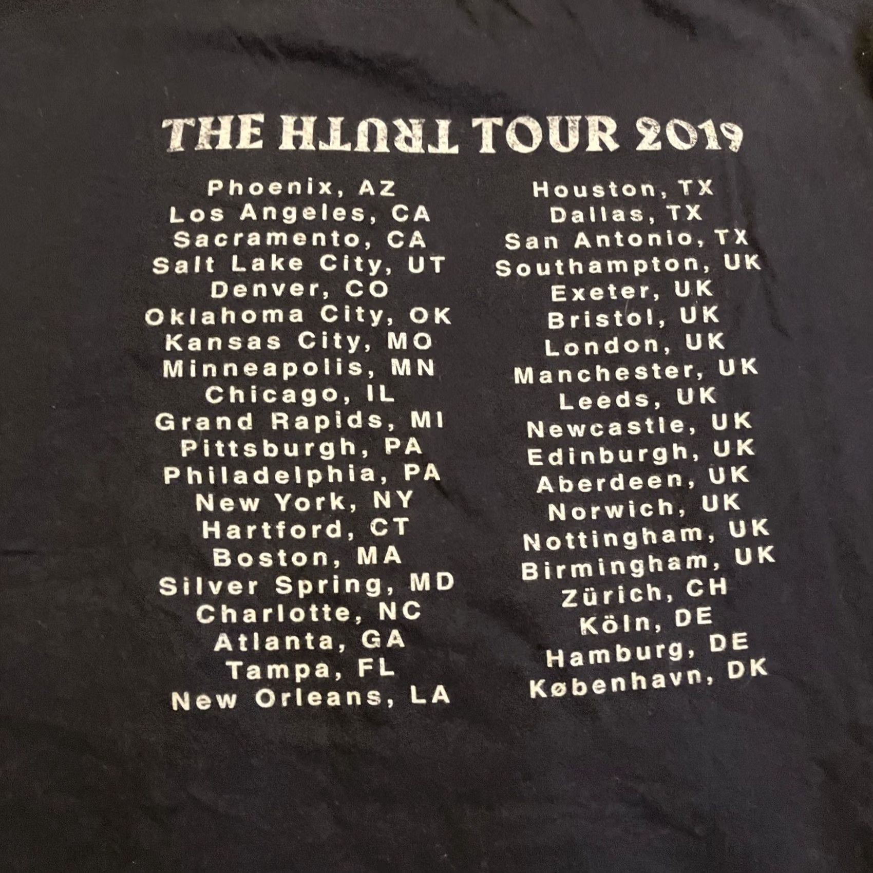 Vintage Nothing More T-Shirt 2019 The Truth Tour A Thousand Arms To Hold You XXL Black Cotton Crew Neck Short Sleeve Band Men Graphic Print Regular Size US XXL / EU 58 / 5 - 5 Thumbnail