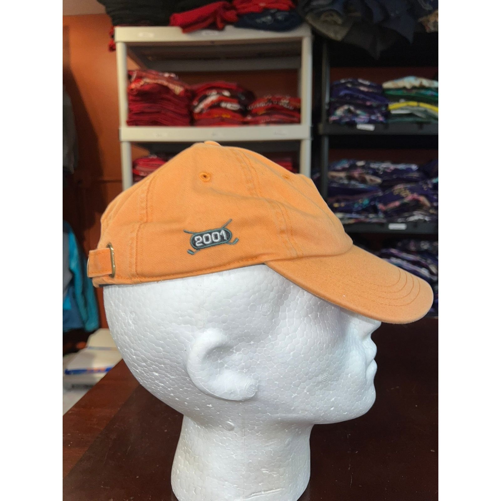 Vintage The Greenbrier Hat Ahead Vintage Orange Golf Golfing Cap Size ONE SIZE - 5 Thumbnail