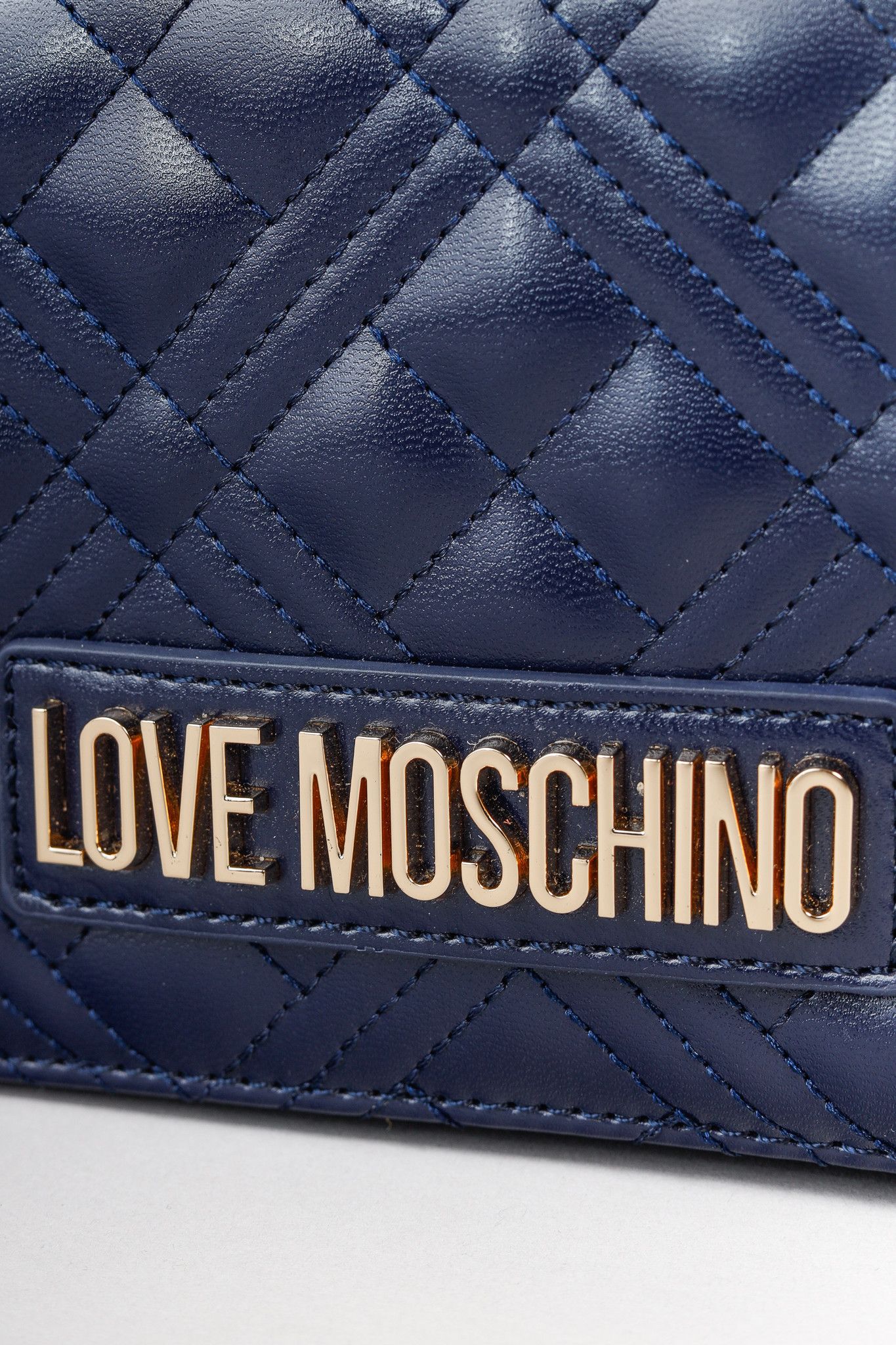 Love Moschino Love Moschino Borsa Quilted Nappa PU Navy Shoulder Bag Size ONE SIZE - 9 Thumbnail