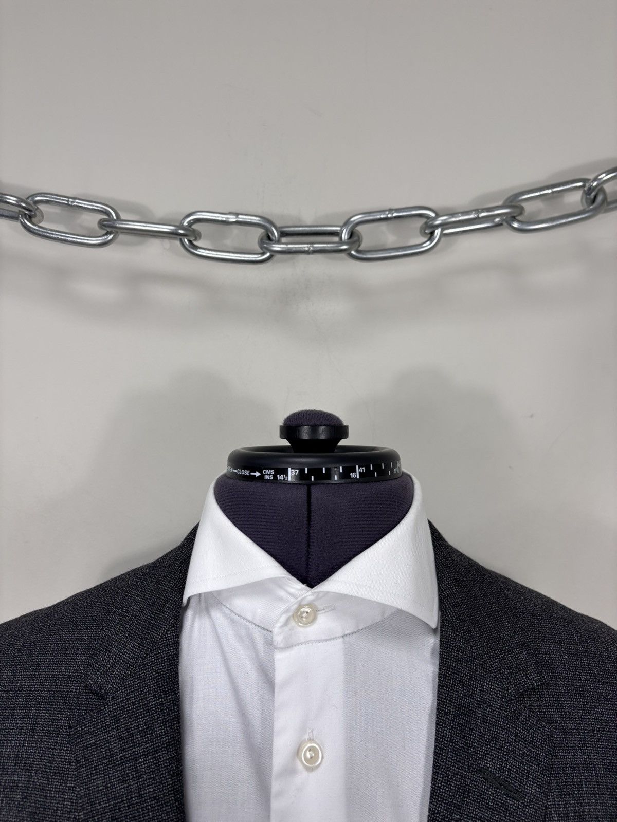 Hugo Boss Hugo Boss Men’s Grey Tailored Stretch Wool Blazer Jacket Size 38R - 8 Thumbnail