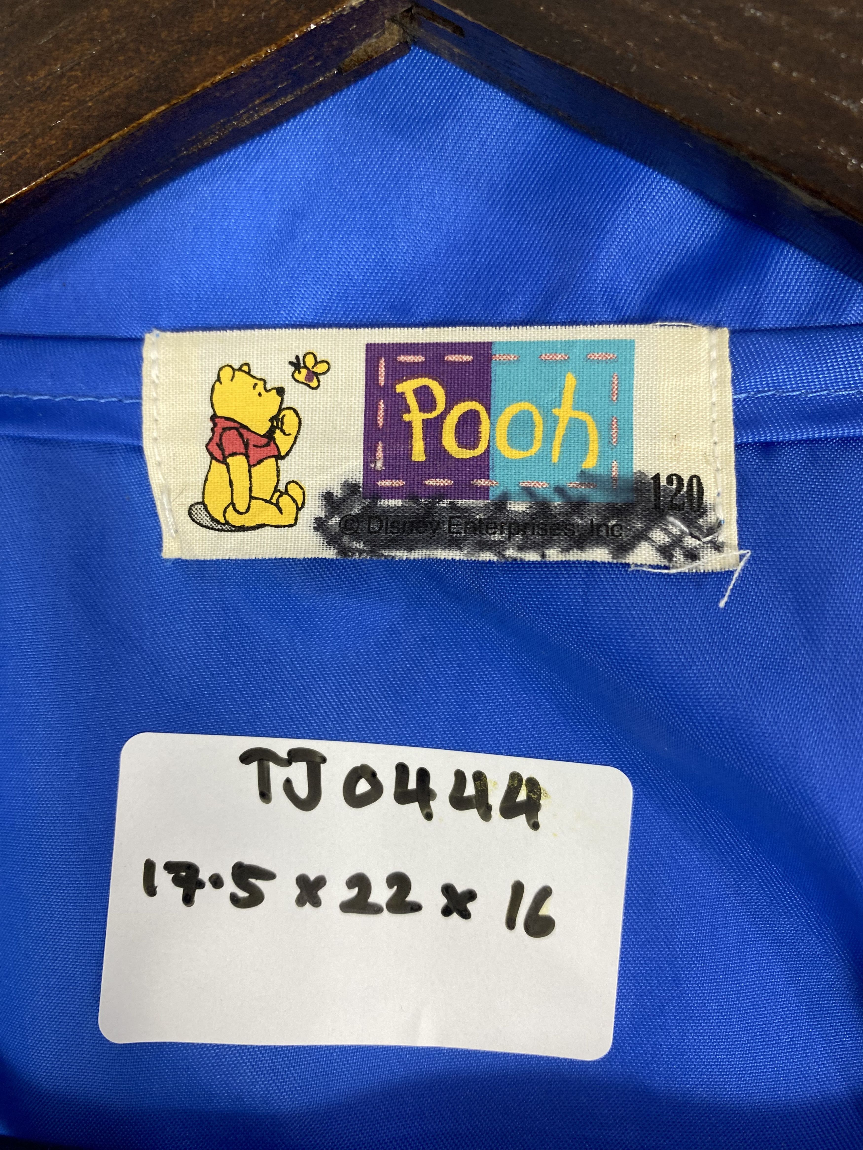 Anime 90s Vintage Winnie The Pooh Disney Embroidered Blue Stripe Size US XS / EU 42 / 0 - 10 Thumbnail