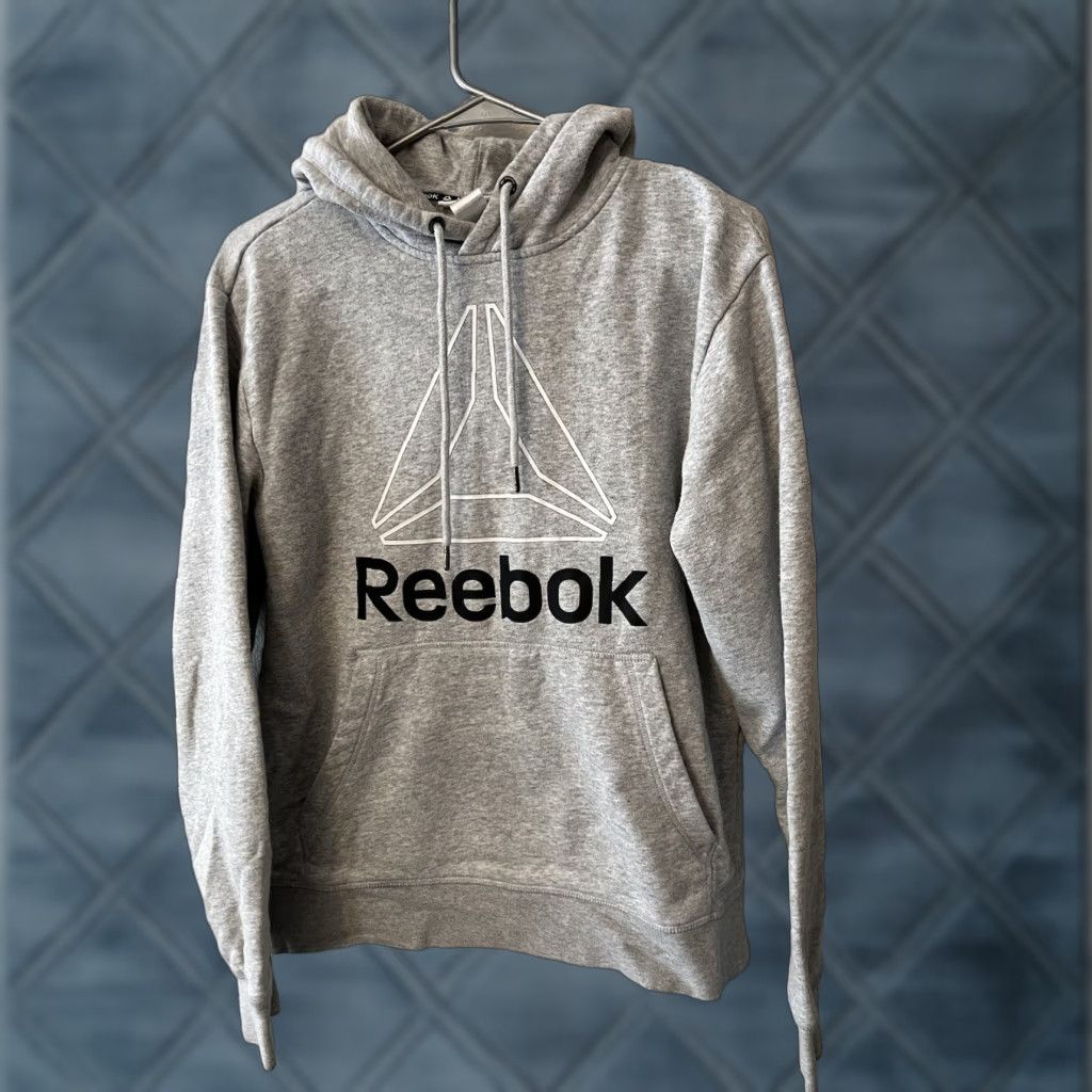 Reebok Reebok Men’s Small Gray Hooded Sweatshirt Shirt Mens S Gray Hooded Sweatshirt Size US S / EU 44-46 / 1 - 1 Thumbnail