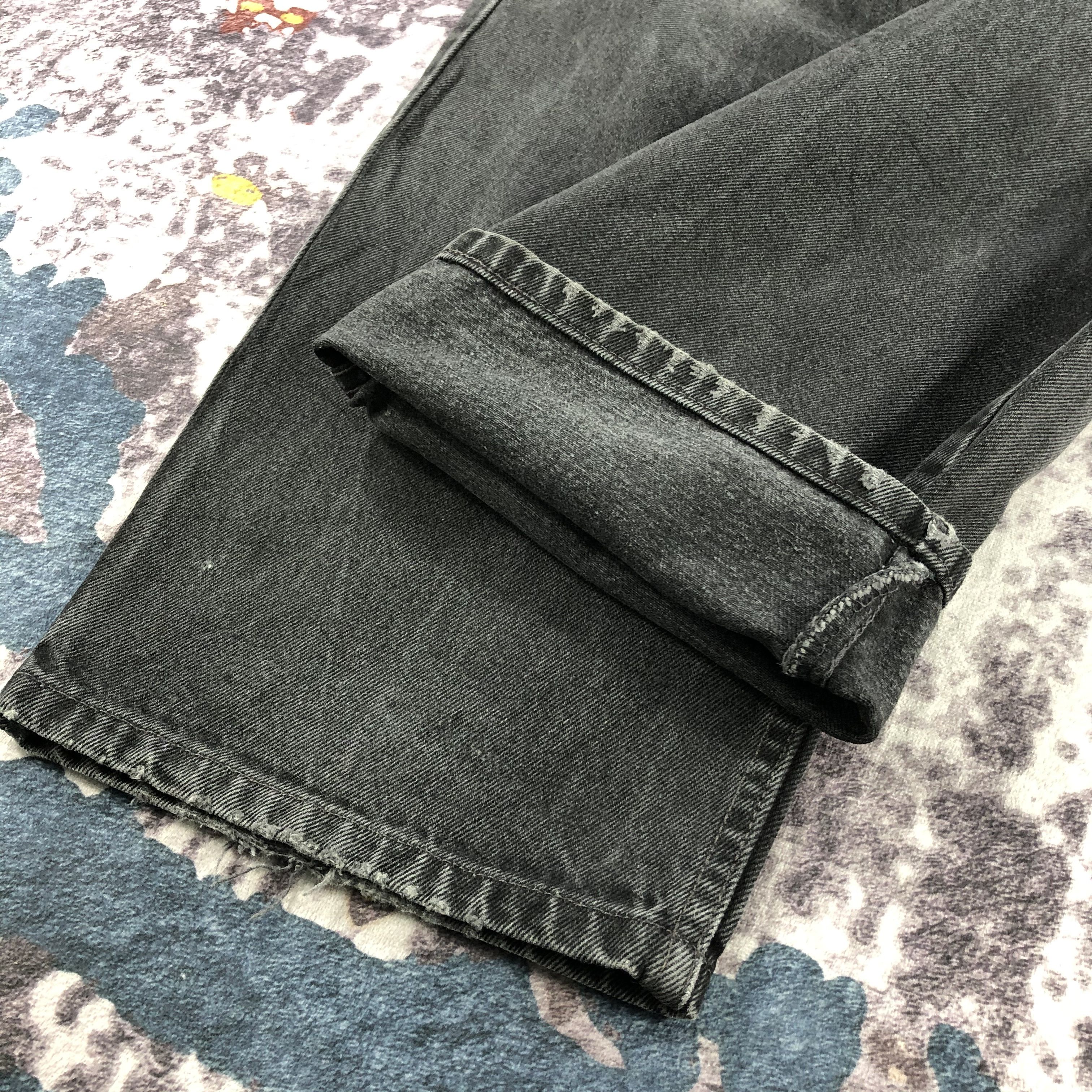 Levi's × Vintage Vintage 90s Faded Black Levis 550 Jeans-JM2571 Size US 40 / EU 56 - 9 Thumbnail