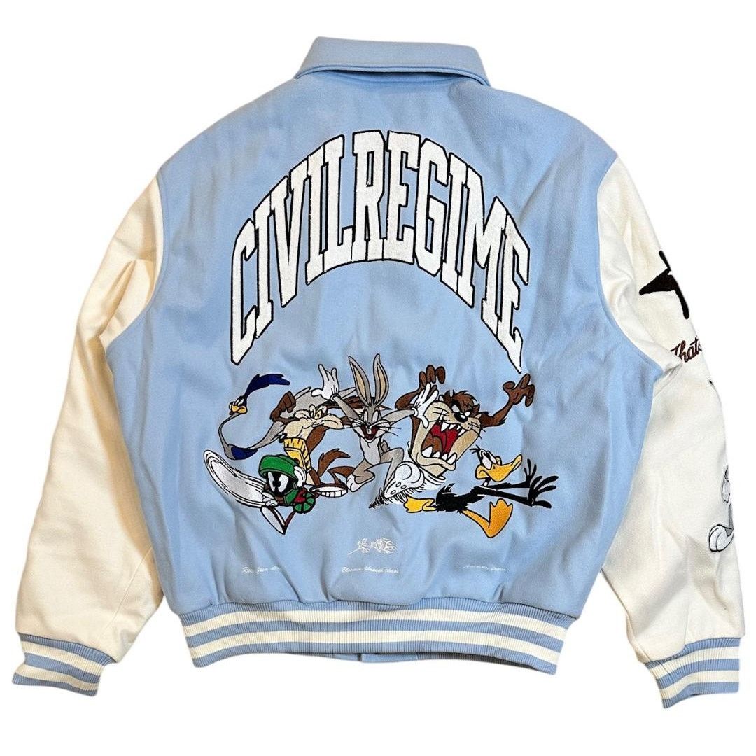 Civil Regime Civil Regime X Looney Tunes Embroidered Varsity Jacket Size US XL / EU 56 / 4 - 2 Thumbnail