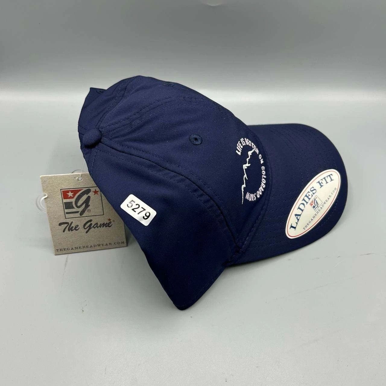 The Game Life is Better on Colorado Snow Hat Women Blue Strap Back Size ONE SIZE - 8 Thumbnail