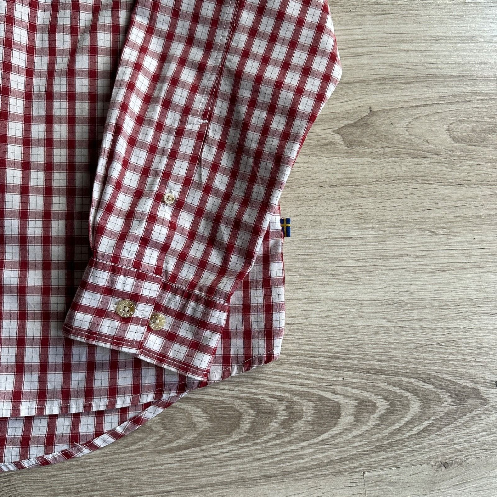Fjallraven Fjällräven Bjorn Check Plaid LS Outdoor Shirt 9452AC Size US M / EU 48-50 / 2 - 4 Thumbnail
