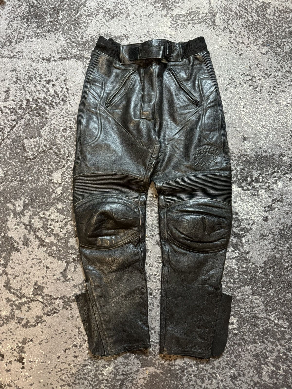 If Six Was Nine × Vintage Vintage Y2K Leather Opium Motorcycle Owens Style Pants Size US 32 / EU 48 - 1 Thumbnail