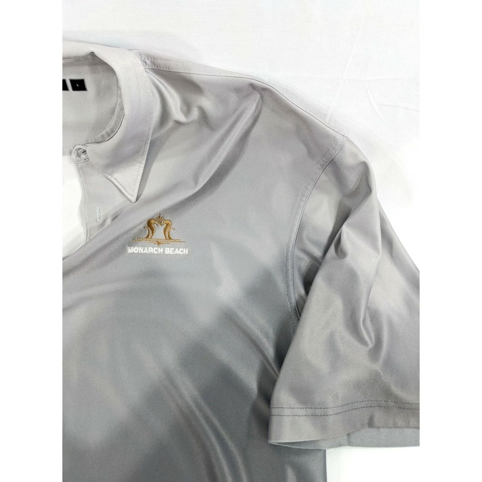 Vintage Greg Norman Crown Club Monarch Beach Polo Shirt Mens L Gray Houndstooth Short Sleeve Classic Logo Golf Casual Vintage No Size US L / EU 52-54 / 3 - 2 Thumbnail