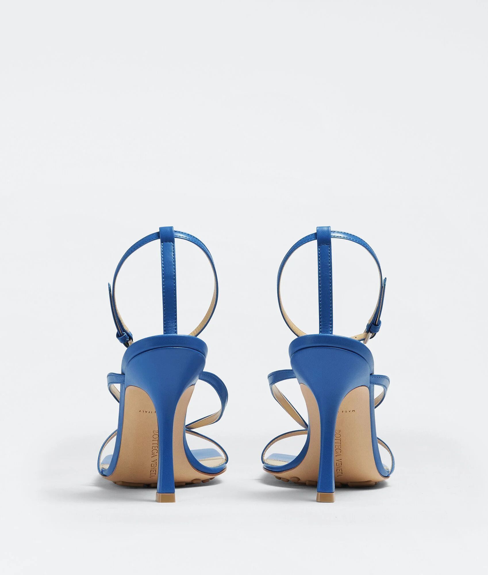 Bottega Veneta o1n1vont1224 Stretch Sandals in Aquarium Size US 10 / IT 40 - 4 Thumbnail