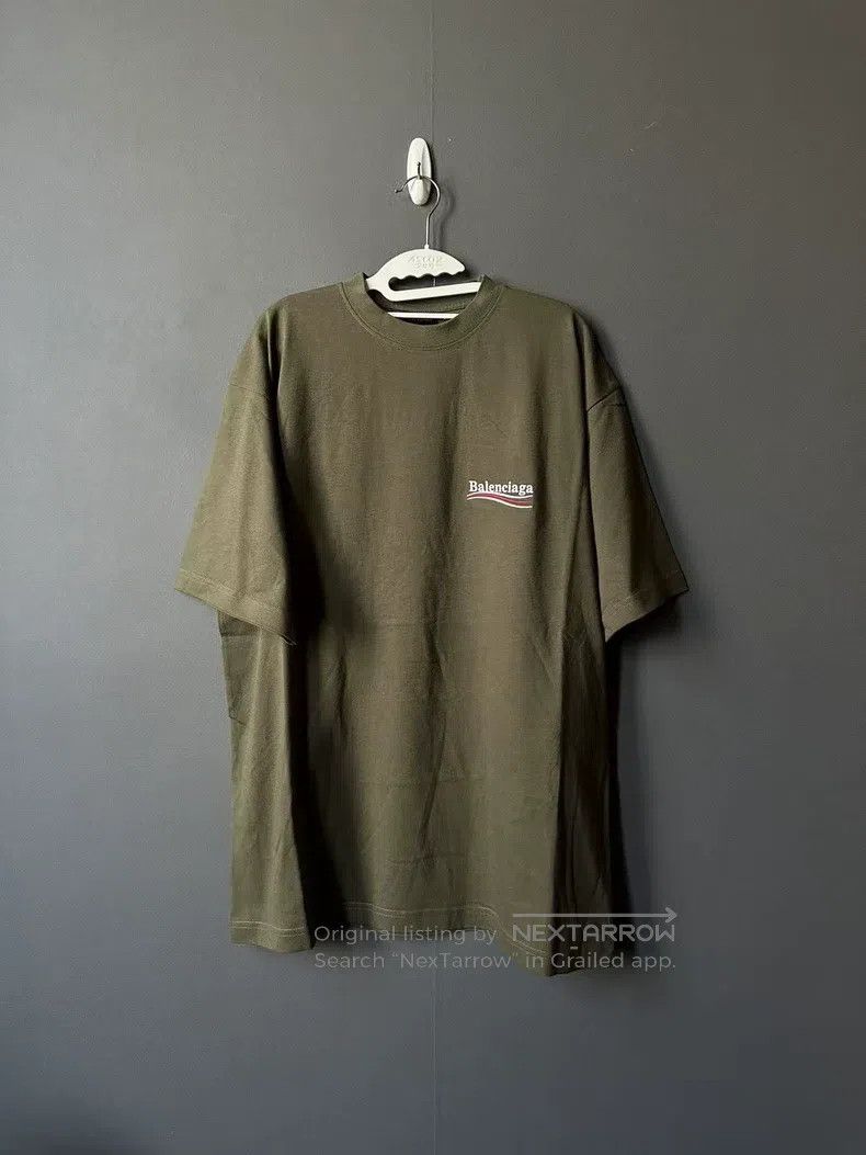 Balenciaga Balenciaga Sauerkraut Green Embroidered Coca-Cola Short Sl Size US M / EU 48-50 / 2 - 1 Thumbnail