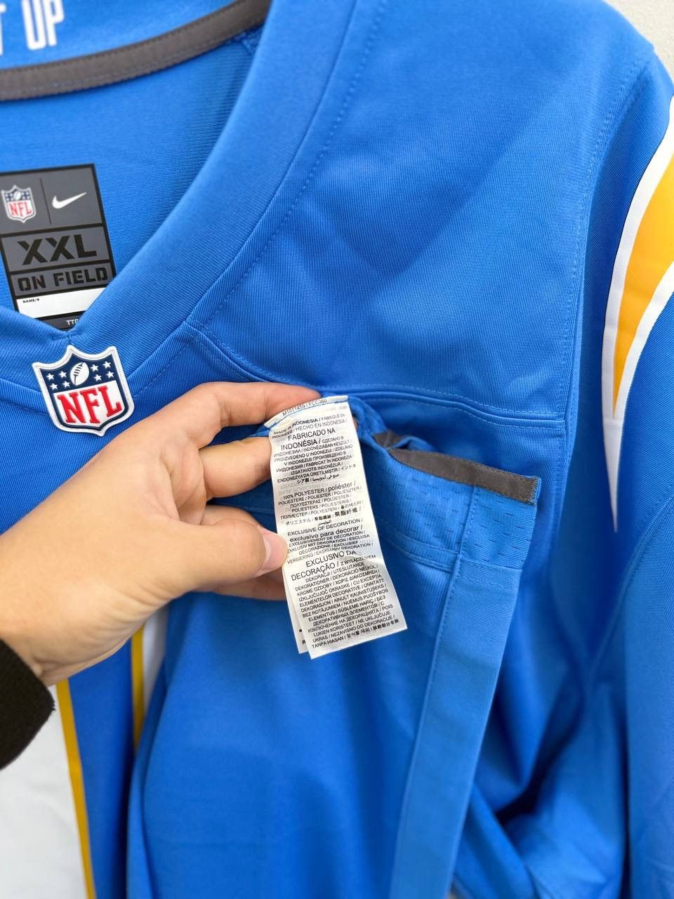 NFL Nike LA Chargers Justin Herbert Game Jersey Size US XXL / EU 58 / 5 - 9 Thumbnail