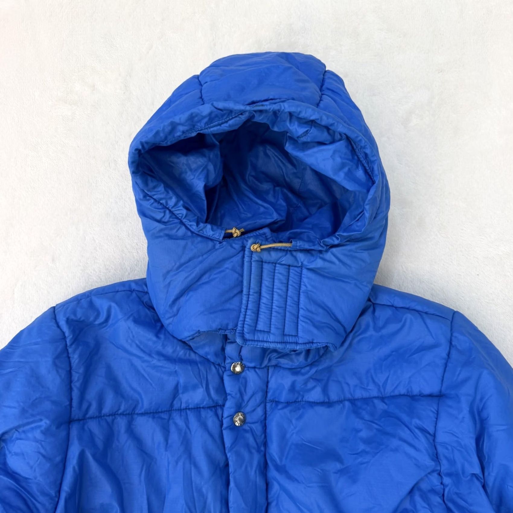 The North Face VINTAGE The North Face Puffer Jacket Mens M Blue Hooded Zip Up Size US M / EU 48-50 / 2 - 2 Thumbnail