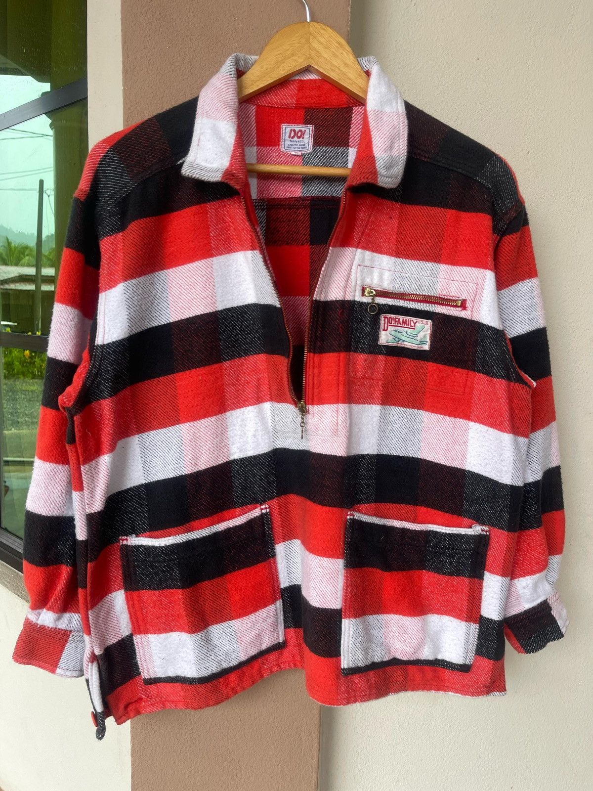 Designer × Japanese Brand Do! Family & Co Stripes Half Zipper Jacket Size US L / EU 52-54 / 3 - 1 Thumbnail