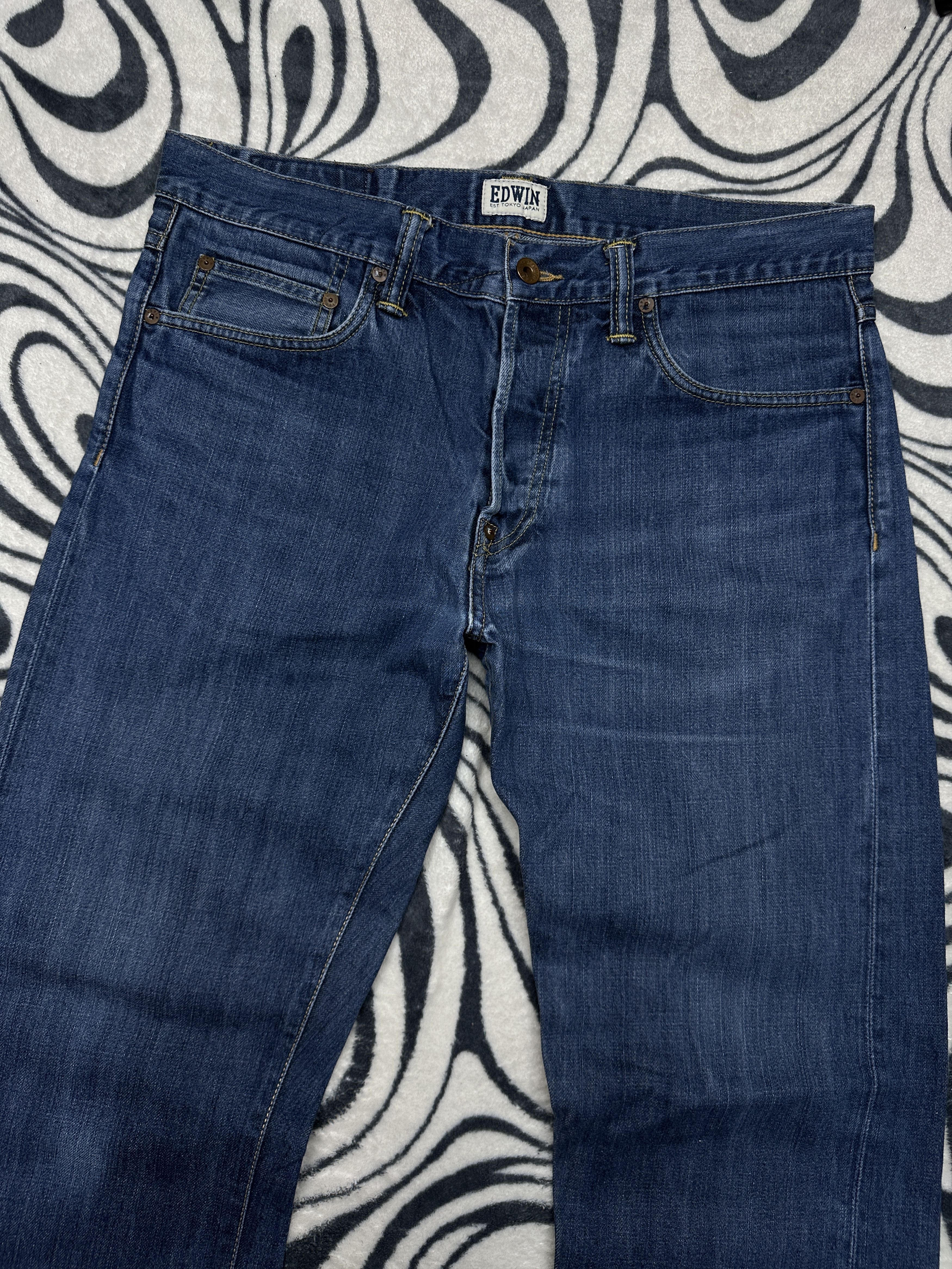 Edwin Edwin ED-39 Regular Mens Denim Pants Jeans Size US 34 / EU 50 - 5 Thumbnail